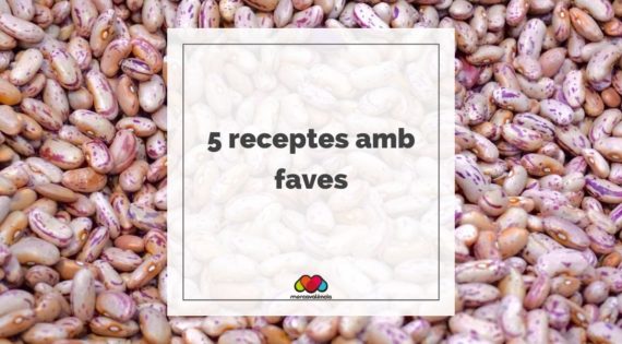 5 receptes amb faves